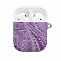 Pasifika Women's Day - Samoa Siapo Malu Tattoo Inspired AirPods Case Lavender