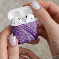Pasifika Women's Day - Samoa Siapo Malu Tattoo Inspired AirPods Case Lavender