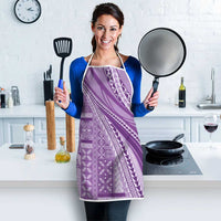 Pasifika Women's Day - Samoa Siapo Malu Tattoo Inspired Apron Lavender