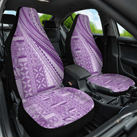 Pasifika Women's Day - Samoa Siapo Malu Tattoo Inspired Car Seat Cover Lavender LT7 One Size Lavender - Polynesian Pride
