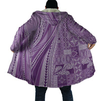 Pasifika Women's Day - Samoa Siapo Malu Tattoo Inspired Cloak Lavender
