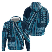 Pasifika Women's Day - Samoa Siapo Malu Tattoo Inspired Hoodie Navy Blue