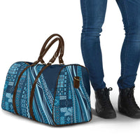 Pasifika Women's Day - Samoa Siapo Malu Tattoo Inspired Travel Bag Navy Blue LT7 - Polynesian Pride