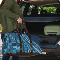 Pasifika Women's Day - Samoa Siapo Malu Tattoo Inspired Travel Bag Navy Blue LT7 - Polynesian Pride