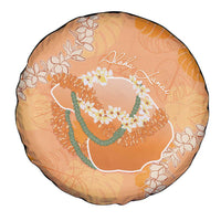 Hawaii Lanai Island Flowers Lei Spare Tire Cover Orange Kaunaoa Mix Maile LT7 - Polynesian Pride