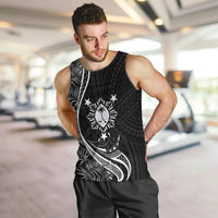 Personalised Philippines Mix Guam Men Tank Top Tropical Style LT7 - Polynesian Pride
