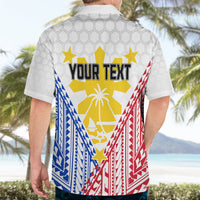 Personalised Philippines Mix Guam Hawaiian Shirt Filipino Flag Style LT7 - Polynesian Pride
