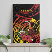 Personalized Milne Bay Canvas Wall Art PNG Lime Pot with Oro Tapa