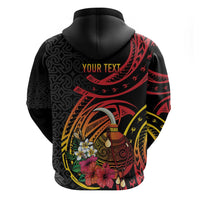 Personalized Milne Bay Hoodie PNG Lime Pot with Oro Tapa