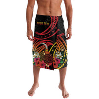 Personalized Milne Bay Lavalava PNG Lime Pot with Oro Tapa