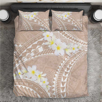 Polynesian Vintage Floral Bedding Set Beige Motifs - Polynesian Pride