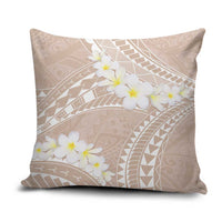 Polynesian Vintage Floral Pillow Cover Beige Motifs LT7 Beige - Polynesian Pride