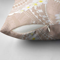 Polynesian Vintage Floral Pillow Cover Beige Motifs LT7 - Polynesian Pride
