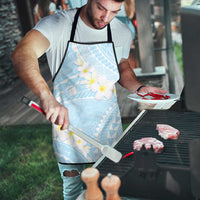 Polynesian Vintage Floral Apron Azure Motifs - Polynesian Pride
