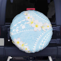 Polynesian Vintage Floral Spare Tire Cover Azure Motifs - Polynesian Pride