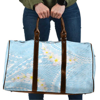 Polynesian Vintage Floral Travel Bag Azure Motifs - Polynesian Pride