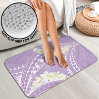 Polynesian Vintage Floral Bathroom Set Lavender Motifs - Polynesian Pride