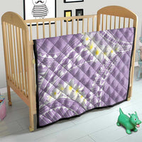 Polynesian Vintage Floral Quilt Lavender Motifs - Polynesian Pride