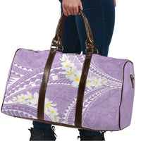 Polynesian Vintage Floral Travel Bag Lavender Motifs - Polynesian Pride