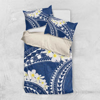 Polynesian Vintage Floral Bedding Set Navy Blue Motifs - Polynesian Pride