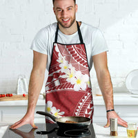 Polynesian Vintage Floral Apron Scarlet Motifs - Polynesian Pride
