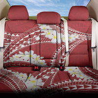 Polynesian Vintage Floral Back Car Seat Cover Scarlet Motifs LT7 One Size Scarlet - Polynesian Pride