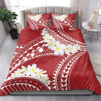 Polynesian Vintage Floral Bedding Set Scarlet Motifs - Polynesian Pride
