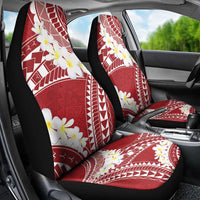 Polynesian Vintage Floral Car Seat Cover Scarlet Motifs LT7 - Polynesian Pride