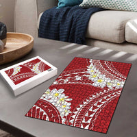 Polynesian Vintage Floral Puzzle Scarlet Motifs - Polynesian Pride