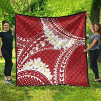 Polynesian Vintage Floral Quilt Scarlet Motifs - Polynesian Pride