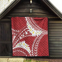 Polynesian Vintage Floral Quilt Scarlet Motifs - Polynesian Pride