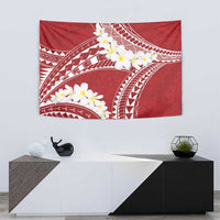 Polynesian Vintage Floral Tapestry Scarlet Motifs - Polynesian Pride