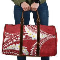 Polynesian Vintage Floral Travel Bag Scarlet Motifs - Polynesian Pride