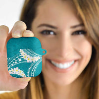 Polynesian Vintage Floral AirPods Case Teal Motifs LT7 Teal - Polynesian Pride