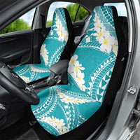 Polynesian Vintage Floral Car Seat Cover Teal Motifs LT7 - Polynesian Pride