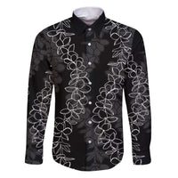 Hawaii Plumeria Lei Family Matching Puletasi and Hawaiian Shirt Aloha Festive Vibe