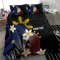 Personalized Philippines Tribal Bedding Set Tropical Waves - Plumeria
