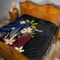 Personalized Philippines Tribal Quilt Tropical Waves - Plumeria