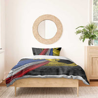 Philippines Sun Bedding Set Pasifika Tribal Style