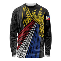 Philippines Sun Long Sleeve Shirt Pasifika Tribal Style