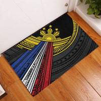 Philippines Sun Rubber Doormat Pasifika Tribal Style