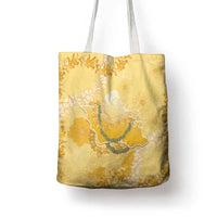 Hawaii Oahu Island Flowers Lei Tote Bag Yellow Ilima Mix Plumeria LT7 - Polynesian Pride