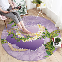 Hawaii Kauai Island Flowers Lei Round Carpet Mokihana Lei LT7 - Polynesian Pride