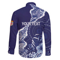 Fiji Queen Victoria School Personalised Family Matching Mermaid Dress and Hawaiian Shirt Masi Tapa Torn Style