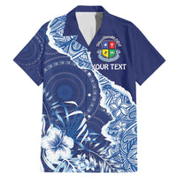 Fiji Lelean Memorial School Personalised Family Matching Mermaid Dress and Hawaiian Shirt Korodredre Davuilevu Masi Mix Style