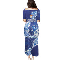 Fiji Lelean Memorial School Personalised Family Matching Puletasi and Hawaiian Shirt Korodredre Davuilevu Masi Mix Style