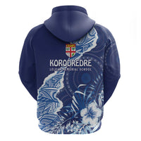 Fiji Lelean Memorial School Personalised Zip Hoodie Korodredre Davuilevu Masi Mix Style