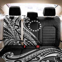 Kia Orana Cook Islands Back Car Seat Cover Kerekere Plumeria Tropical Waves - Polynesian Pride