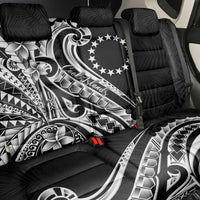 Kia Orana Cook Islands Back Car Seat Cover Kerekere Plumeria Tropical Waves - Polynesian Pride