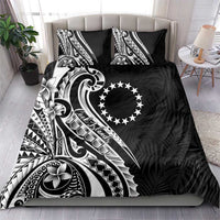 Kia Orana Cook Islands Bedding Set Kerekere Plumeria Tropical Waves - Polynesian Pride